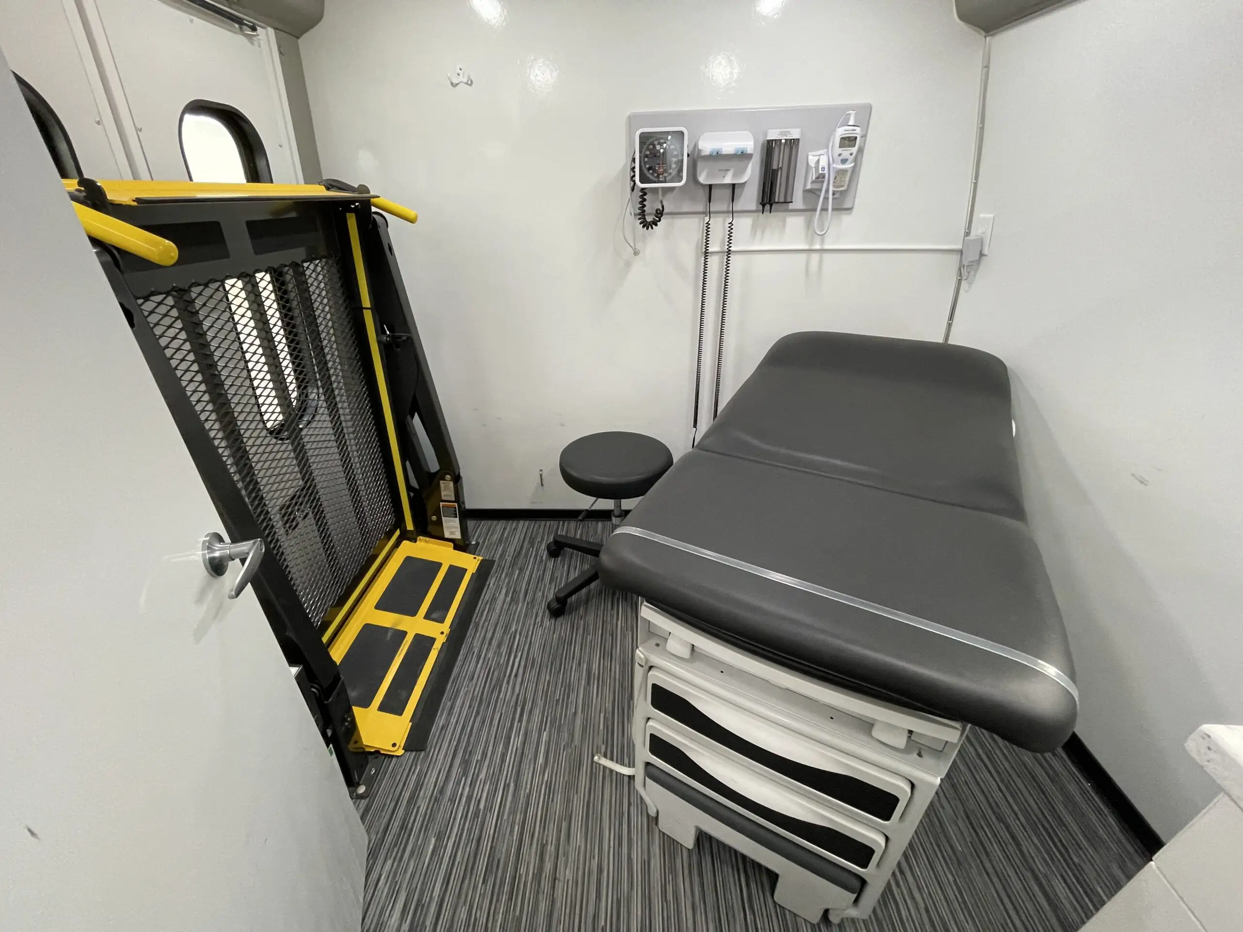 Interior of 2020 Mobile Medical Clinic