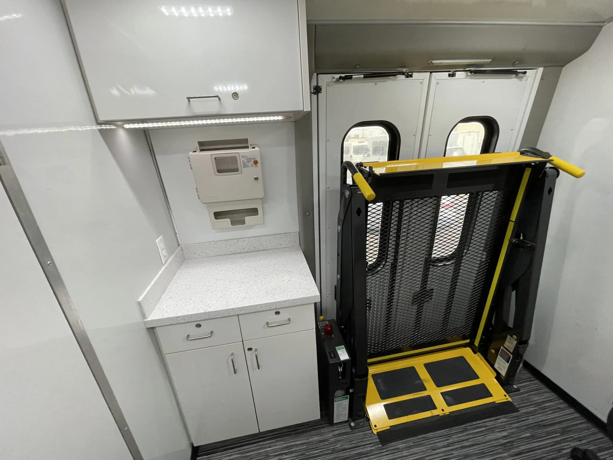 Interior of 2020 Mobile Medical Clinic