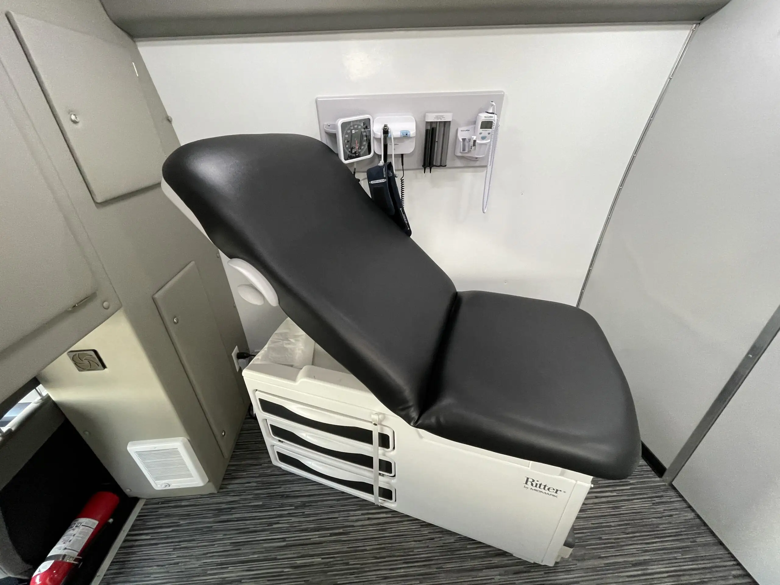 Interior of 2020 Mobile Medical Clinic